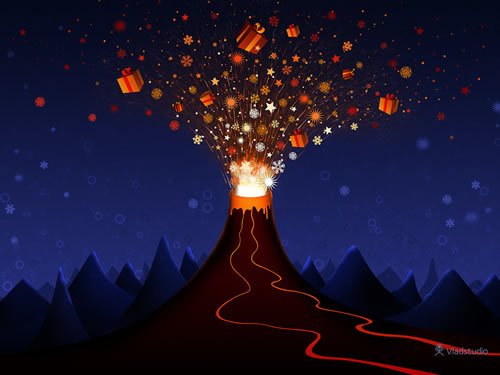 Download papel de parede Volcano