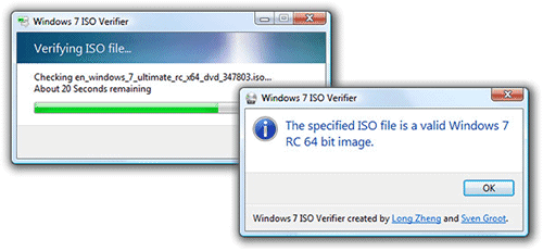 Verifique se o Windows 7 que baixou está infectado com o Windows 7 ISO Verifier Verifique se o Windows 7 que baixou está infectado com o Windows 7 ISO Verifier
