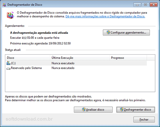 Desfragmentador de disco - Imagem 2