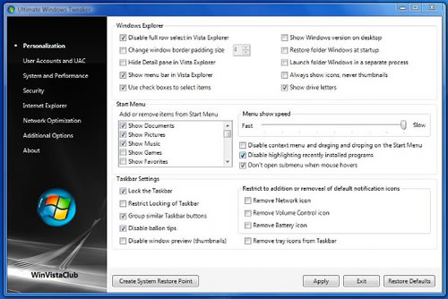 Mais de 130 ajustes para otimizar o Windows Vista