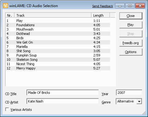 Ripe seus CDs de áudio para MP3 com o Winlame 2009