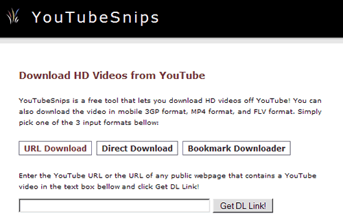 Faça o download de vídeos de alta resolução (HD) do Youtube com o YouTubeSnips