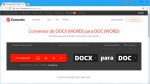 Ferramenta online para converter arquivos DOCX para DOC