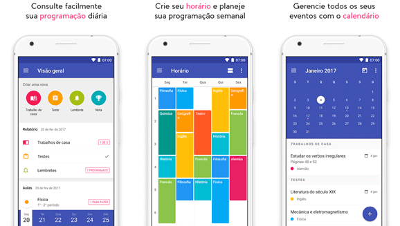 Organize suas aulas com a Agenda Escolar