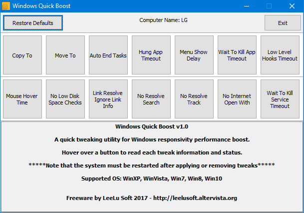 Melhore a responsividade do Windows com o Quick Boost