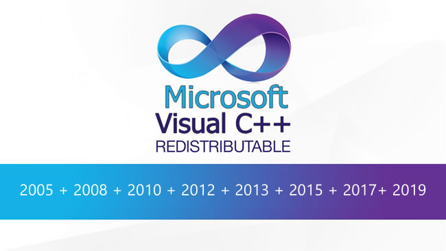 Instale todas as versões do Microsoft Visual C++ Redistributable