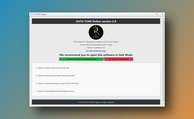 Repare o Windows automaticamente com o Auto-Tune