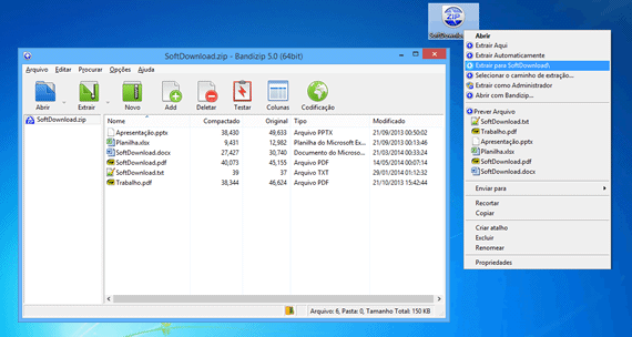 Compacte e extraia arquivos no Windows com o BandiZip