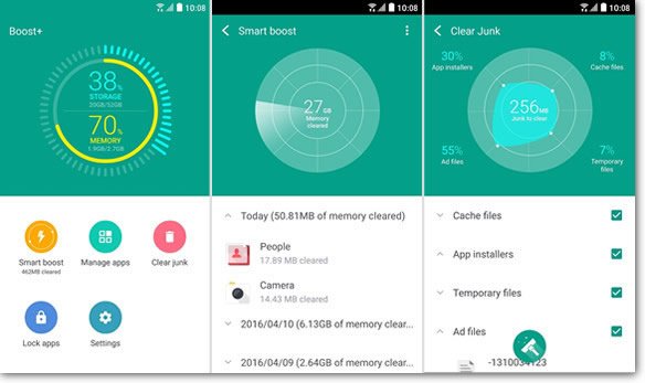 Android Boost Limpe e otimize o Android com o Boost+