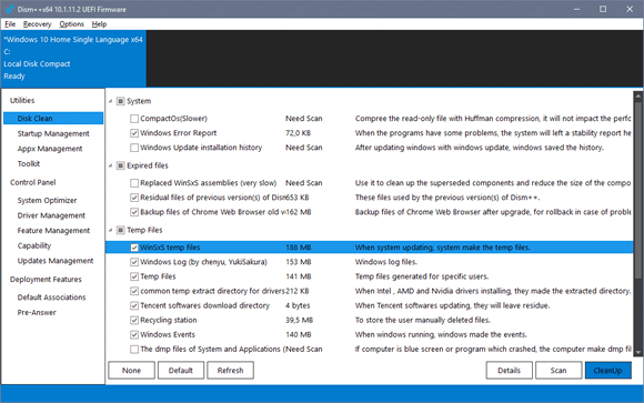 Limpe e otimize o Windows com o Dism++