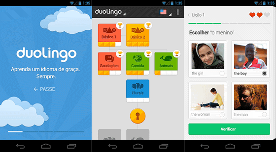 Top 10 aplicativos gratuitos para Android de 2013 - Duolingo