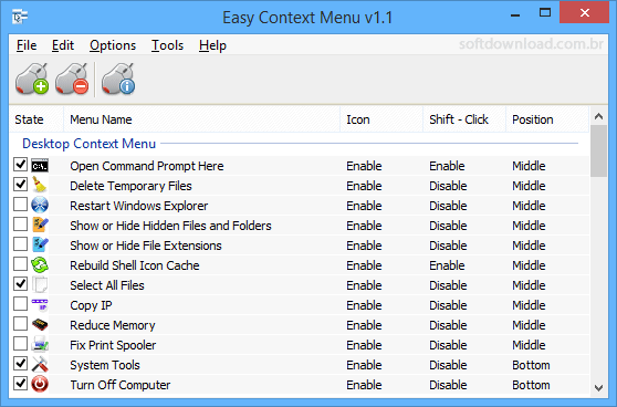 Adicione novas opções úteis no menu de contexto do Windows