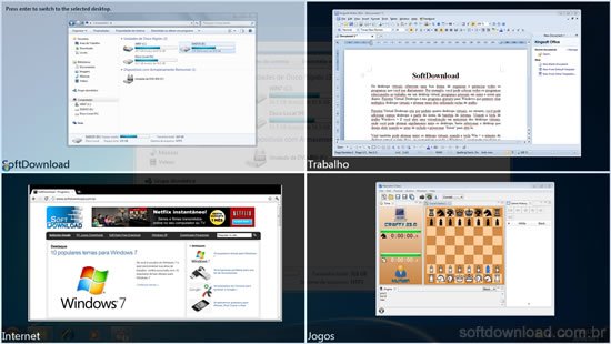 Crie desktops virtuais com o Finestra Virtual Desktops