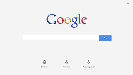Aplicativo Google Search para Windows 8