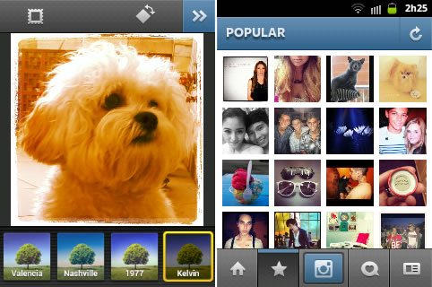 Instagram para Android - Aplique efeitos em suas fotos e compartilhe com os amigos