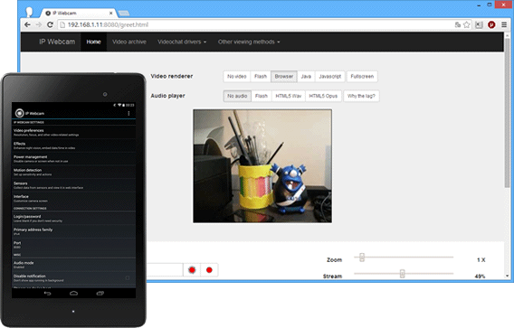 Amazing Sleeping Ordinary IP Webcam - Use seu smartphone Android como webcam