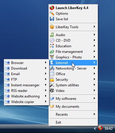 LiberKey - Pacote com mais de 200 programas portáteis gratuitos