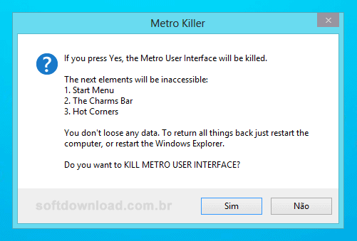 Como desativar a interface Metro do Windows 8