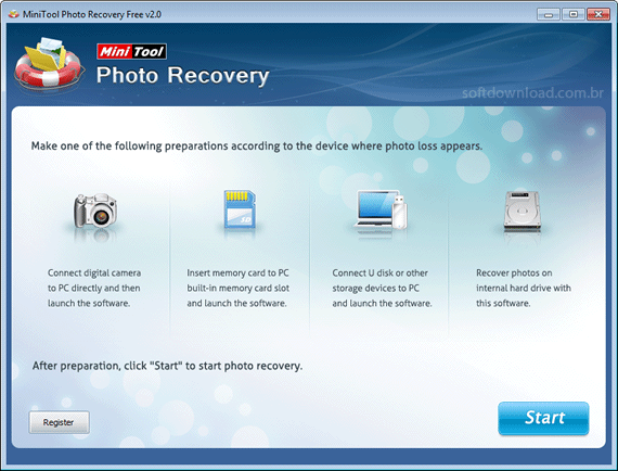 Programa para recuperar fotos deletadas - Mini Tool Photo Recovery