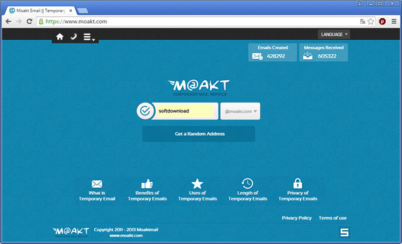 Moakt email