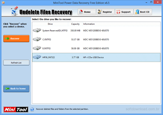 Recupere arquivos deletados com o Power Data Recovery Free - Imagem 3