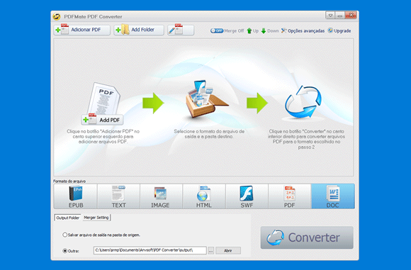 Converta PDF para Word com o PDFMate