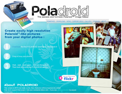 Simule o efeito de uma câmera Polaroid em sua fotos digitais
