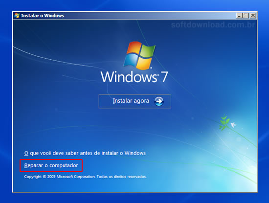 Como fazer a reparação do Windows 7 - Imagem 4