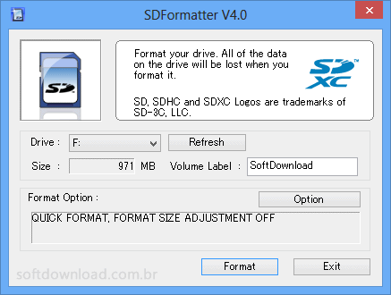 sd formatter