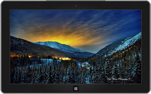 Tema Alaskan Landscapes para Windows 7 e Windows 8