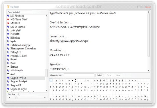 Visualize as fontes instaladas em seu PC com o TypeFacer