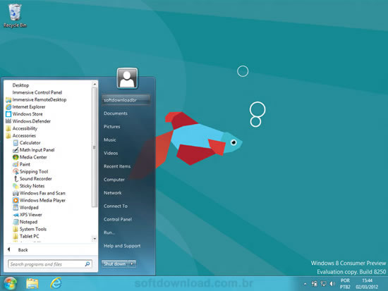 ViStart - Menu Iniciar para o Windows 8