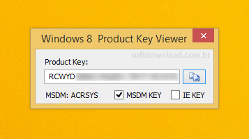 Como ver a chave do Windows 8 gravada na BIOS