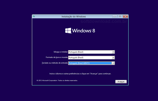 Instalação do Windows 8 - Imagem 2