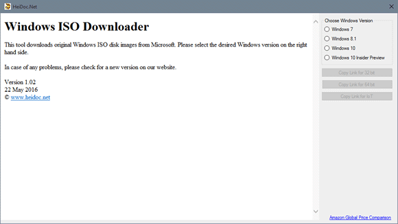 Baixe o Windows com o Windows ISO Downloader