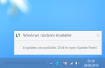 Receba notificações de atualizações do Windows 8