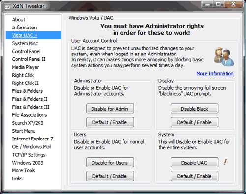 Personalize o Windows 7, Vista ou XP com o XdN Tweaker